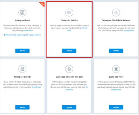 tăng traffic website từ quảng cáo trên Zalo