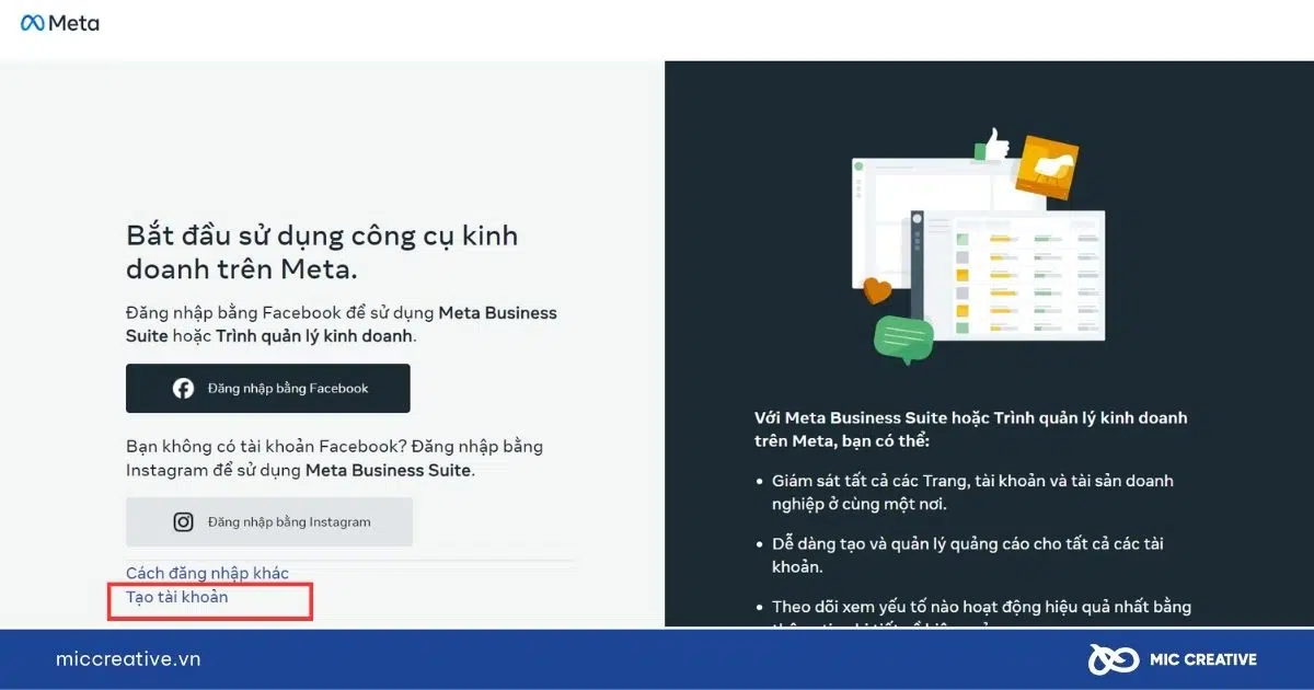 Cách lập tài khoản chạy quảng cáo Facebook Ads trong 5 phút