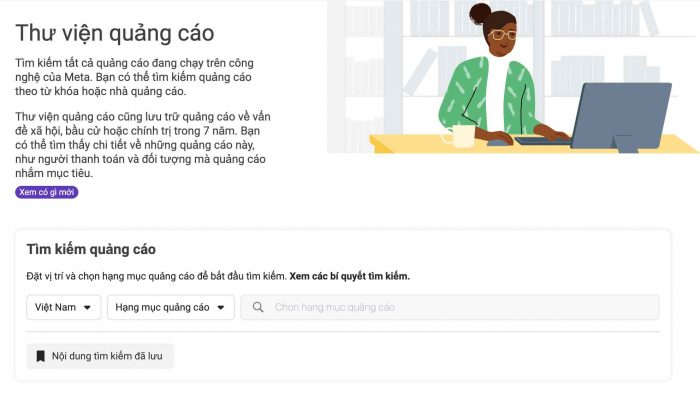 Thư viện quảng cáo Facebook Library