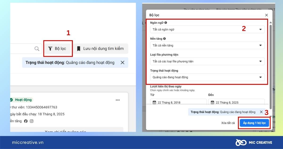 cách sử dụng thư viện quảng cáo Facebook library