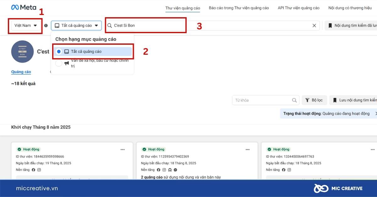 cách sử dụng thư viện quảng cáo Facebook library
