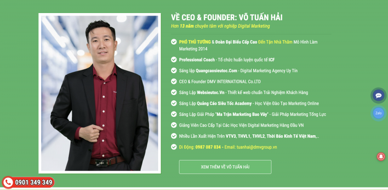 CEO&FOUNDER Võ Tuấn Hải - Quảng Cáo Siêu Tốc