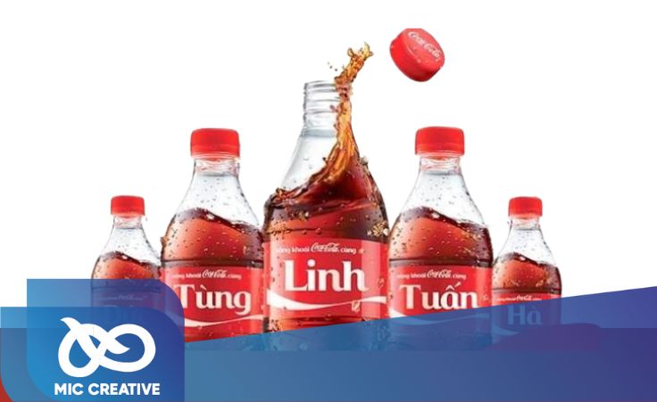 Coca Cola muốn gắn kết kết với người dùng qua việc in tên lên sản phẩm