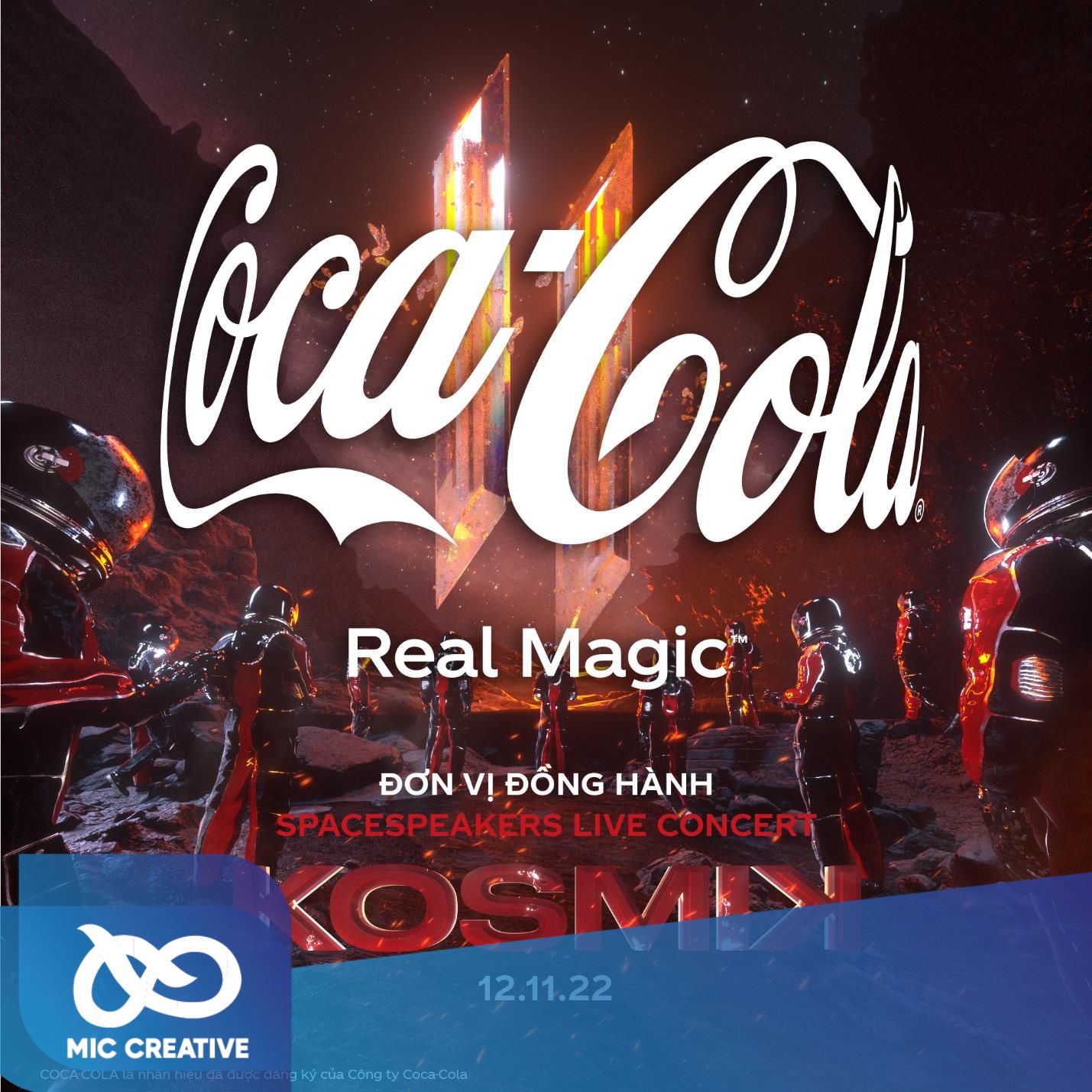 Chiến lược quảng cáo của Coca Cola kết hợp với Spacespeakers trong sự kiện âm nhạc