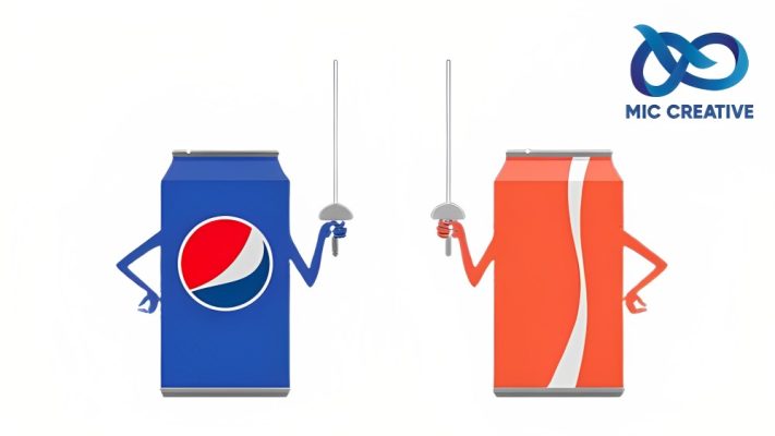 Pepsi là đối cạnh trạnh trong Chiến lược marketing của Coca Cola