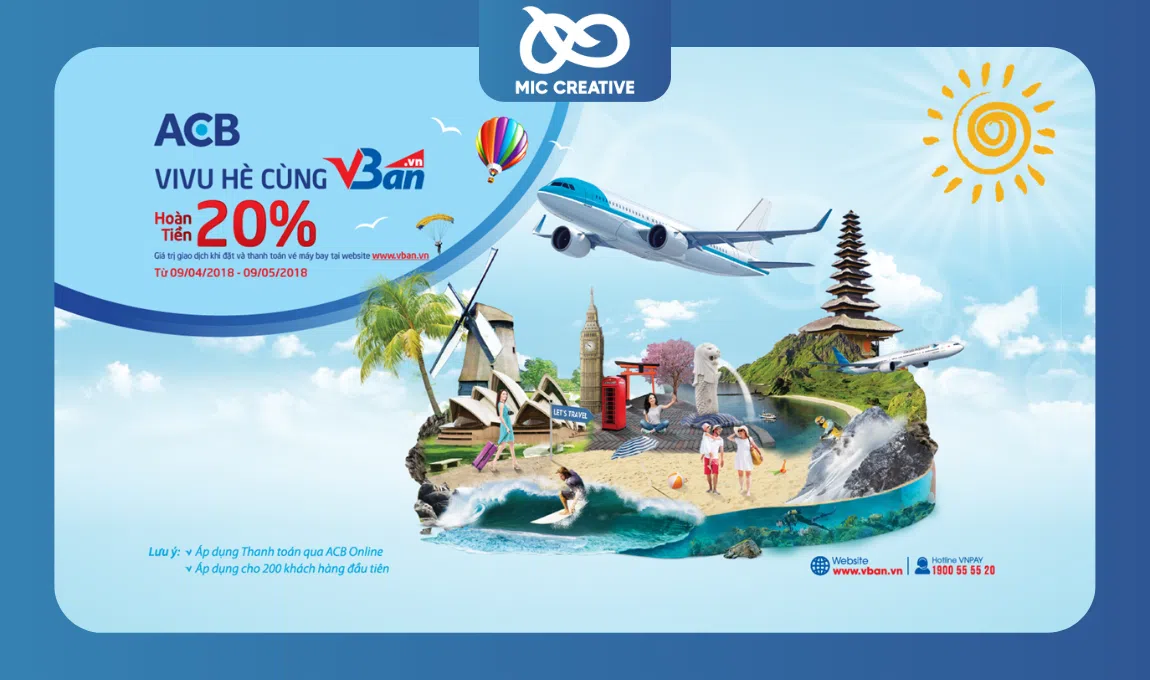 Combo du lịch trọn gói hấp dẫn của ACB