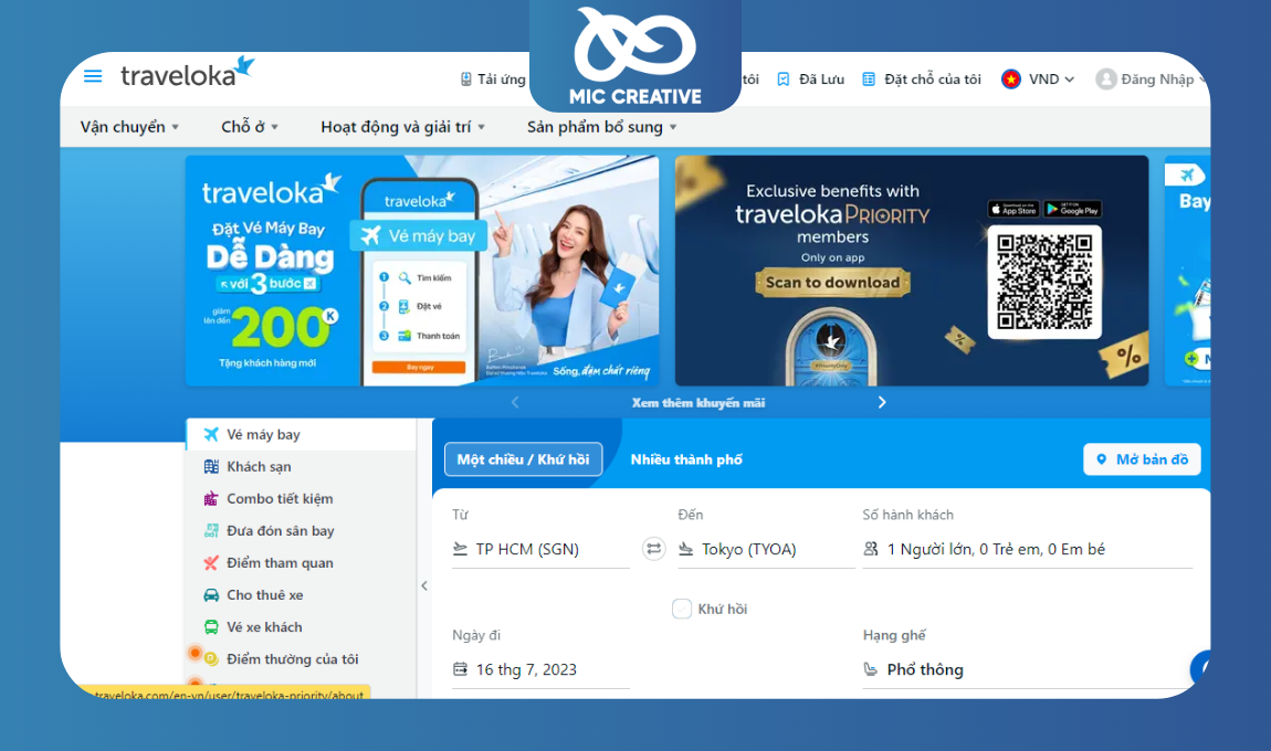 Traveloka - Website hỗ trợ du lịch từ A đến Z