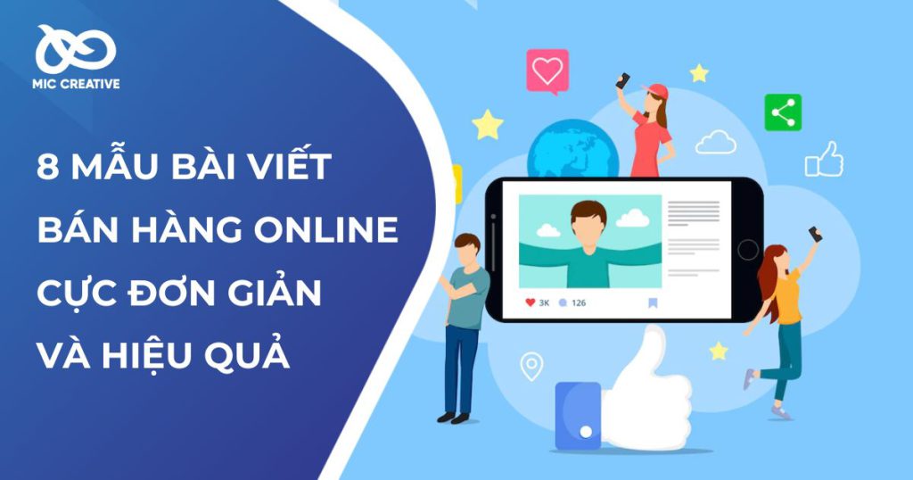 Mẫu bài viết bán hàng Online