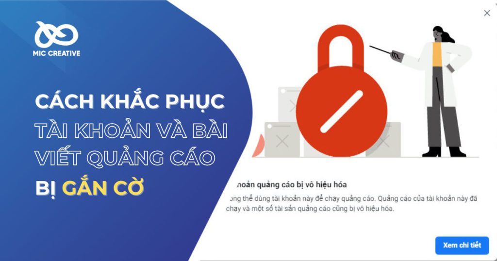 Cách khắc phục tài khoản và bài viết bị gắn cờ