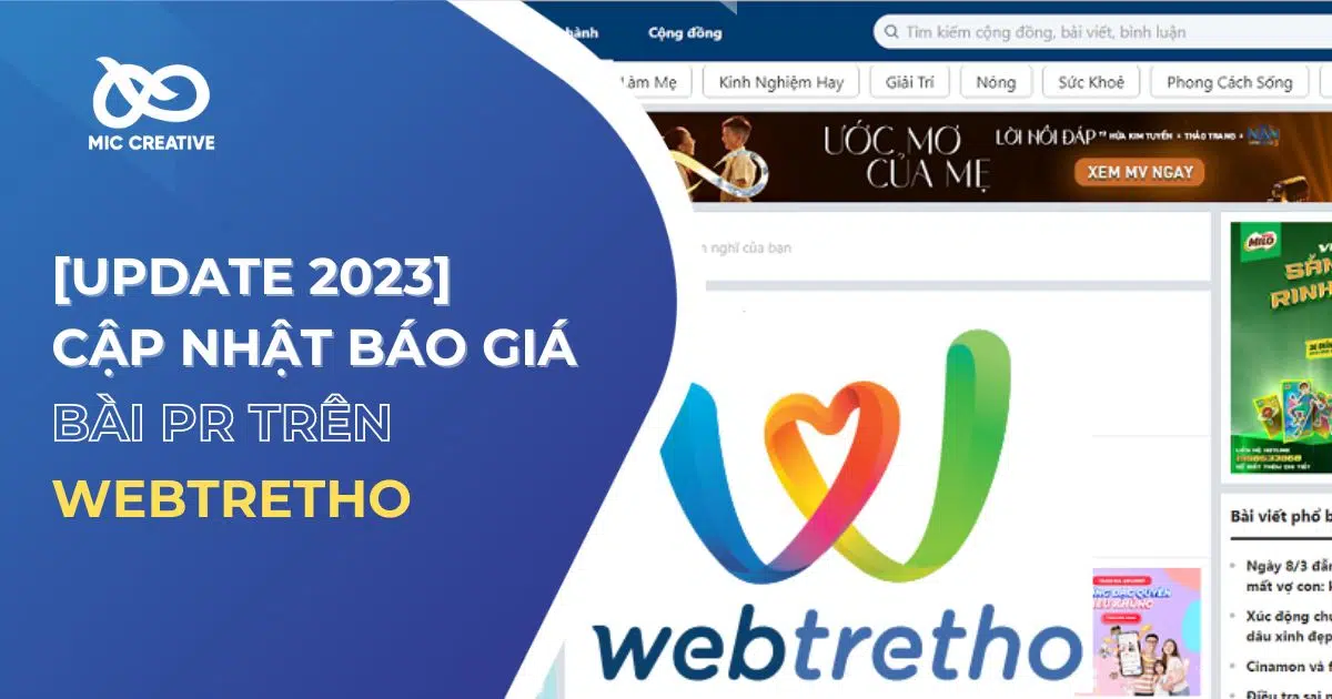 Báo giá Webtretho mic creative thumbnail