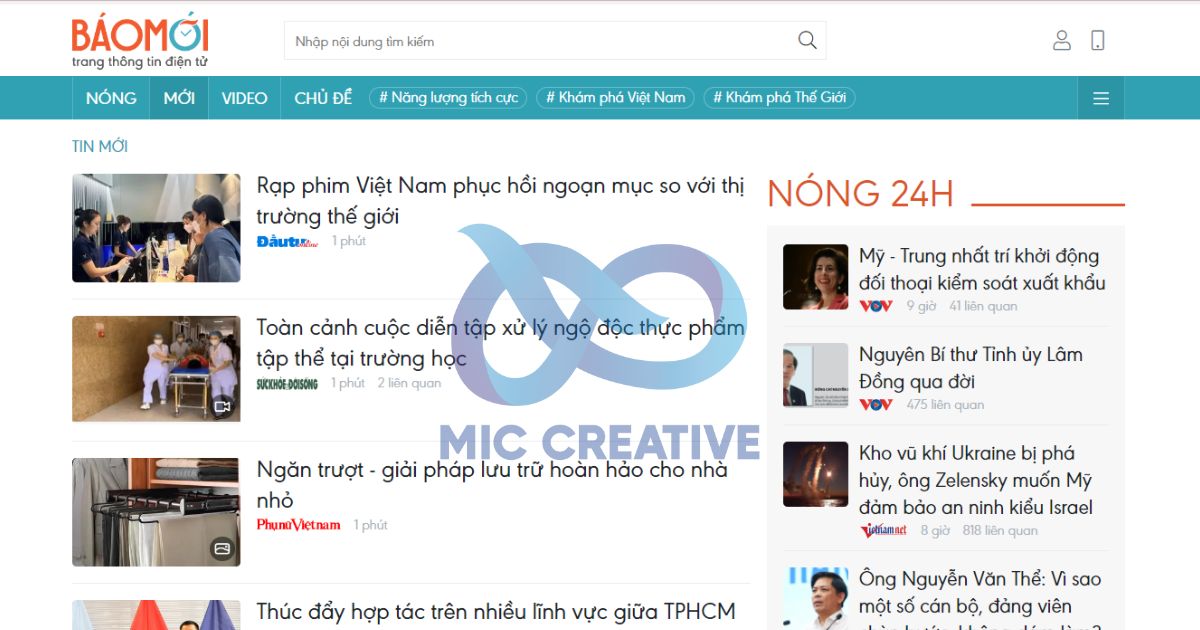 Báo chính thống báo mới