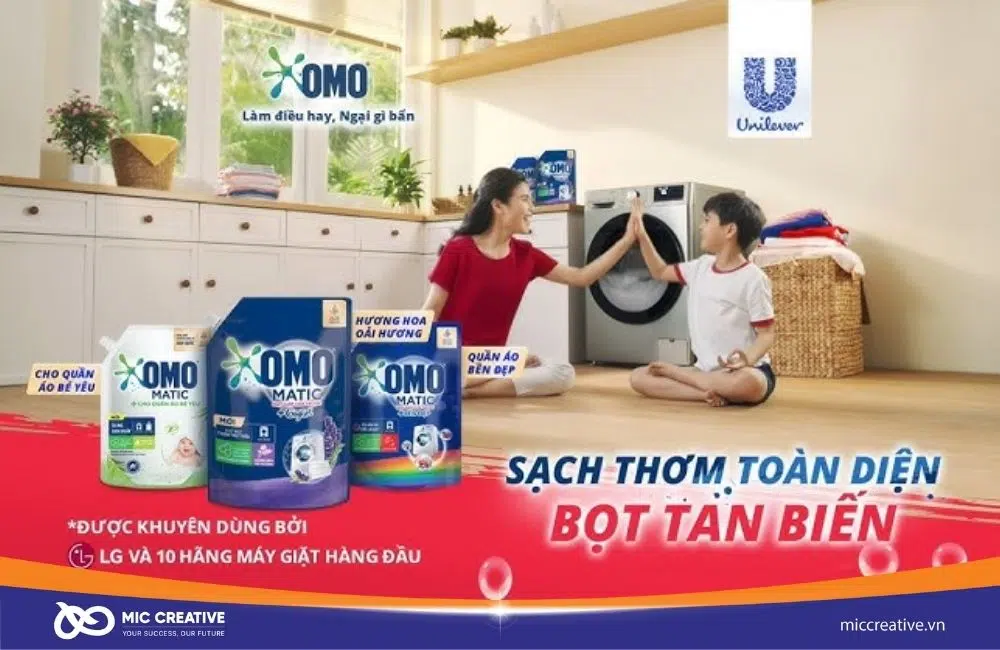 Quảng cáo OMO Matic