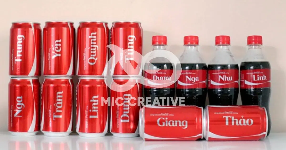 Chiến dịch Share a Coke là một trong những mẫu bài PR hay về trải nghiệm cá nhân hóa