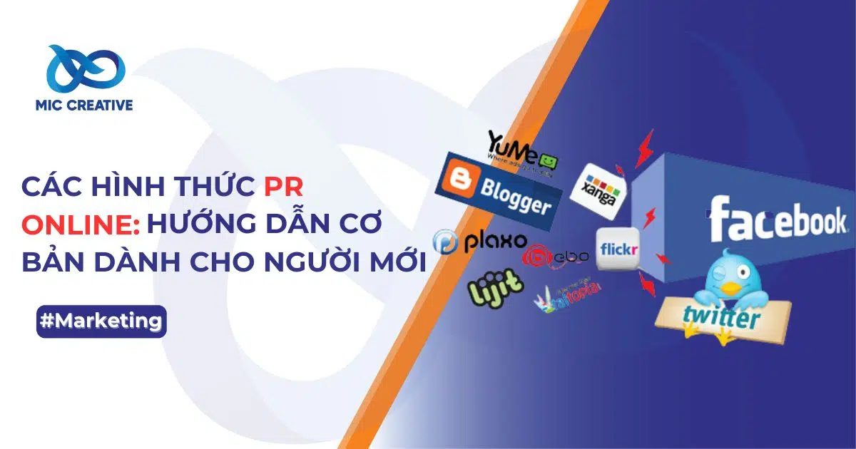 các hình thức pr online
