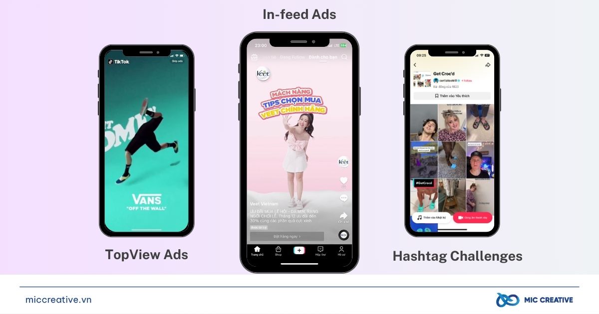 Các hình thức quảng cáo TikTok Ads