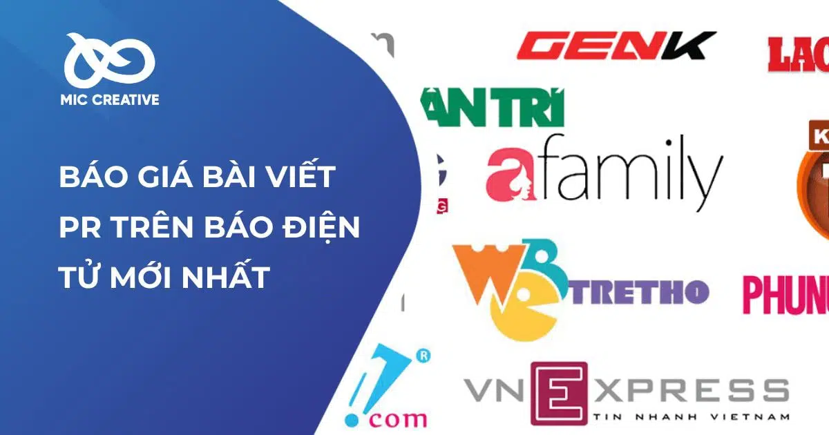 Báo giá bài viết pr trên báo điện tử mới nhất