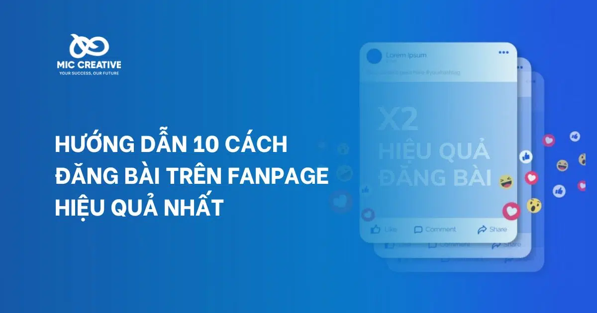 cách đăng bài trên fanpage