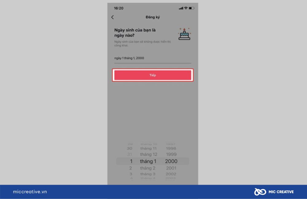 Hướng dẫn cách đổi ngày sinh trên TikTok khi chưa đủ tuổi cach sua ngay sinh tren tiktok buoc 4