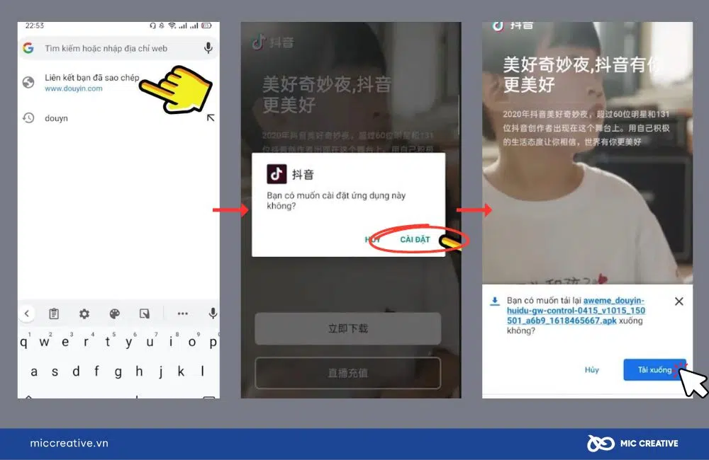 Cách tải Douyin trên Android