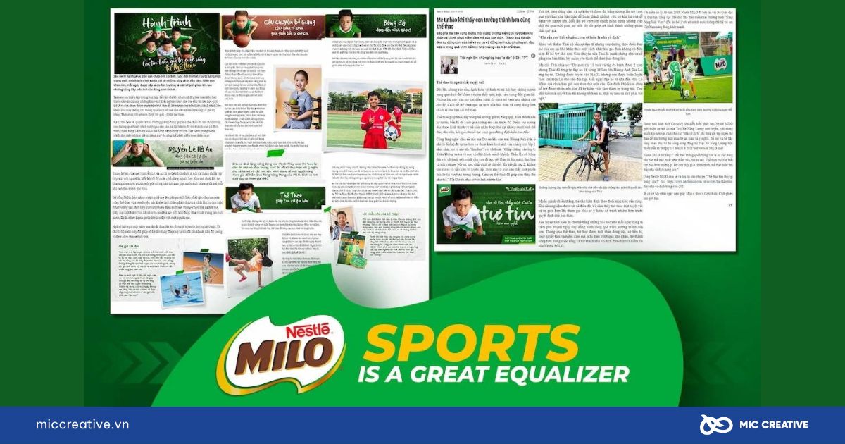 Chiến dịch “MILO – Sport is a great equalizer”