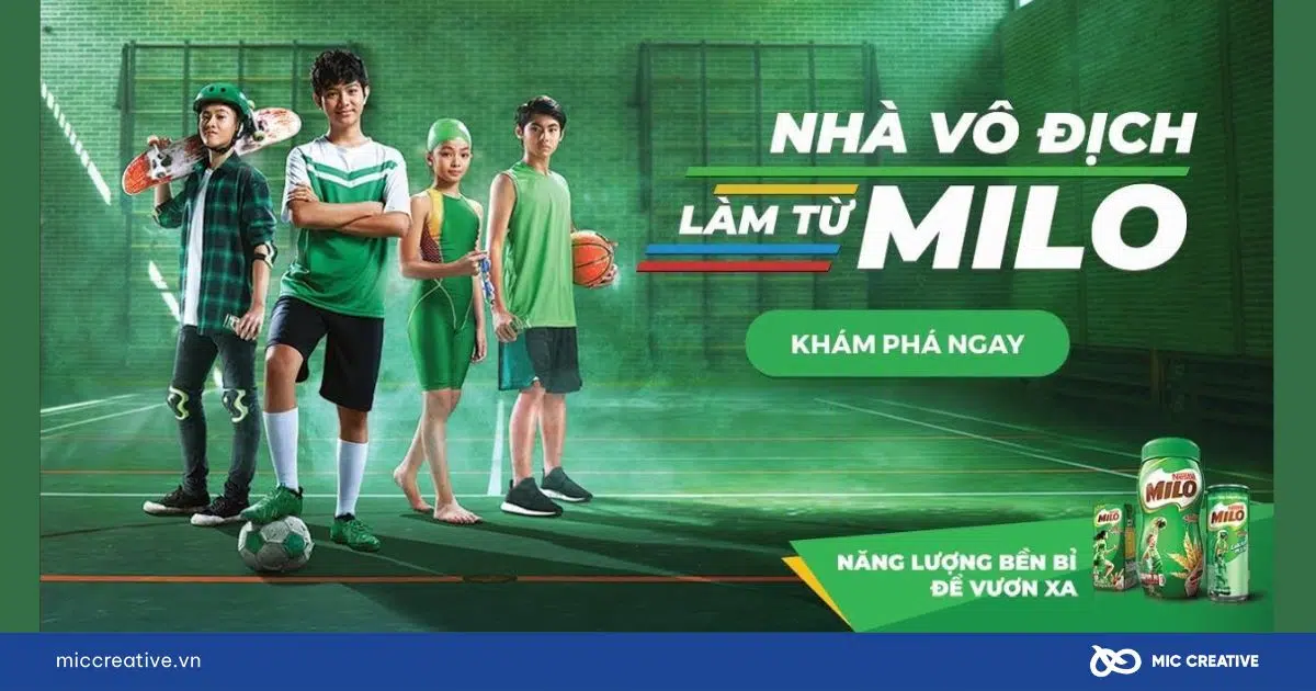 Chiến dịch “Nhà vô địch làm từ Milo"