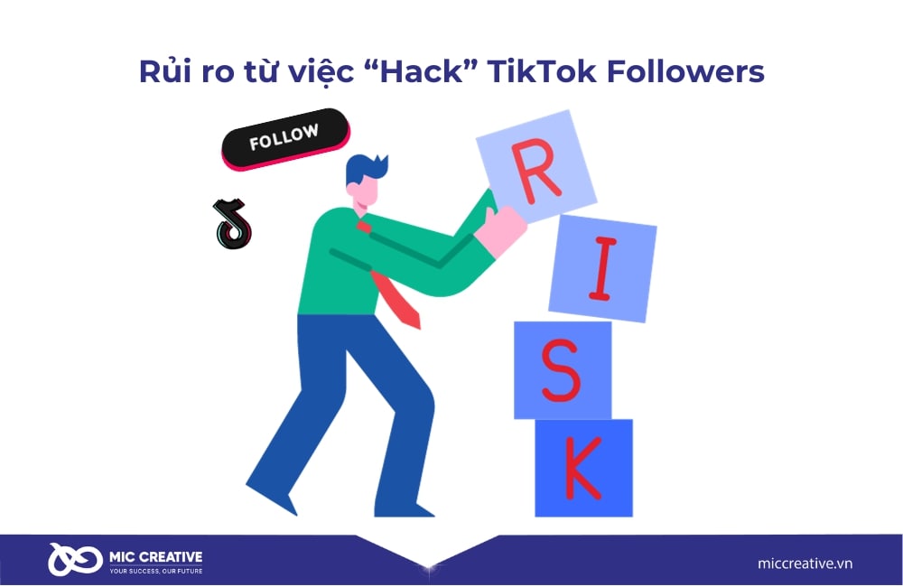 “Hack" TikTok Followers có những rủi ro gì?