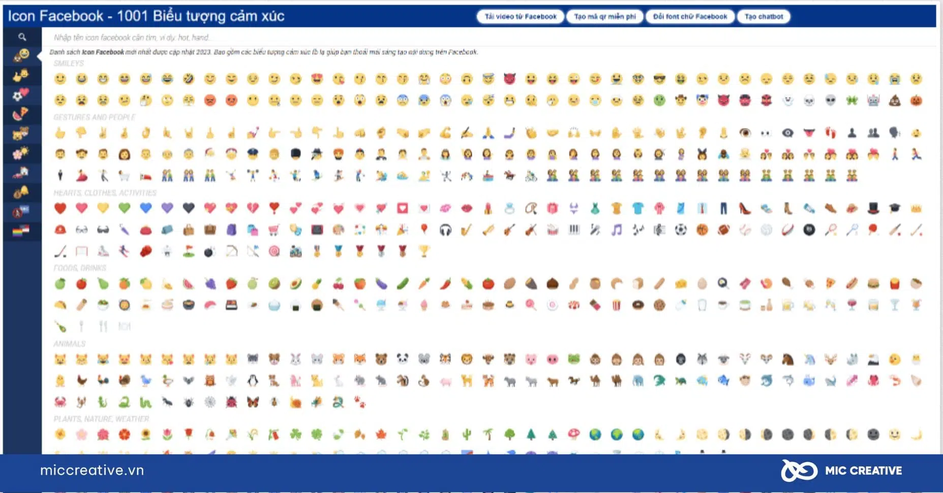 Sử dụng Emoji là một trong những cách đăng bài trên Fanpage hiệu quả