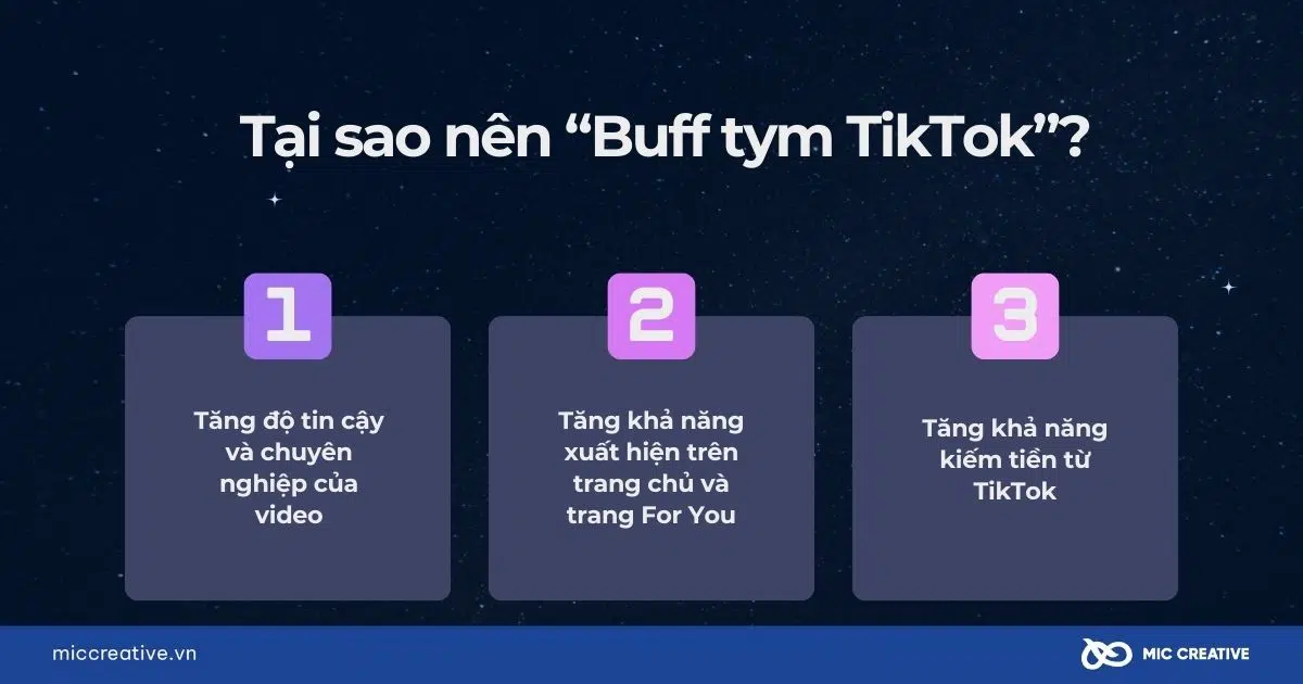 Tại sao nên Buff tym TikTok