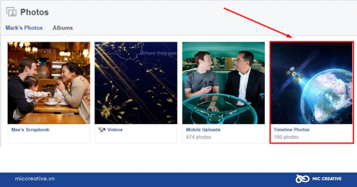 Tính năng hiệu quả của Album Facebook