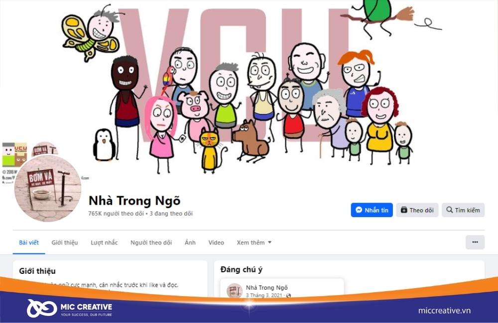 Fanpage Nhà Trong Ngõ