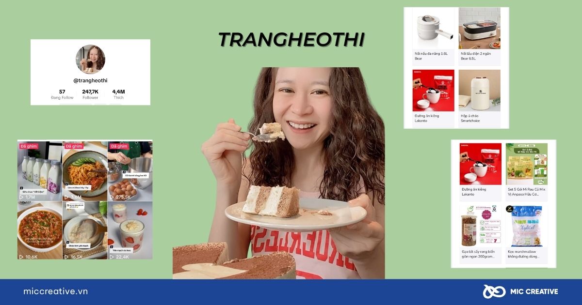 Trangheothi là TikToker thành công với tiếp thị liên kết trên TikTok