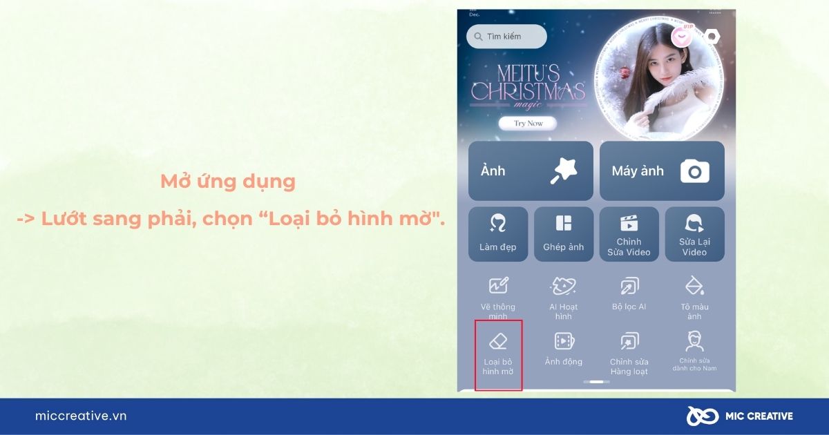 Chọn loại bỏ hình mờ