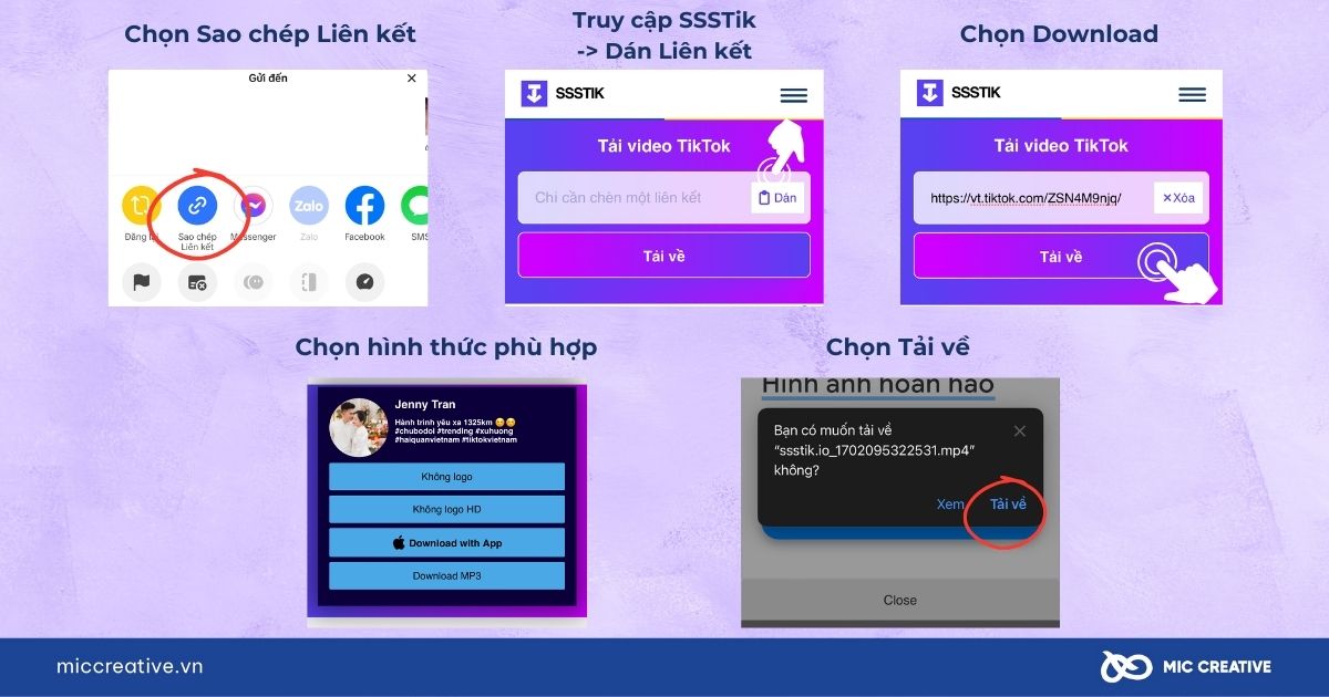 Xoá ID TikTok trên video với SSSTik