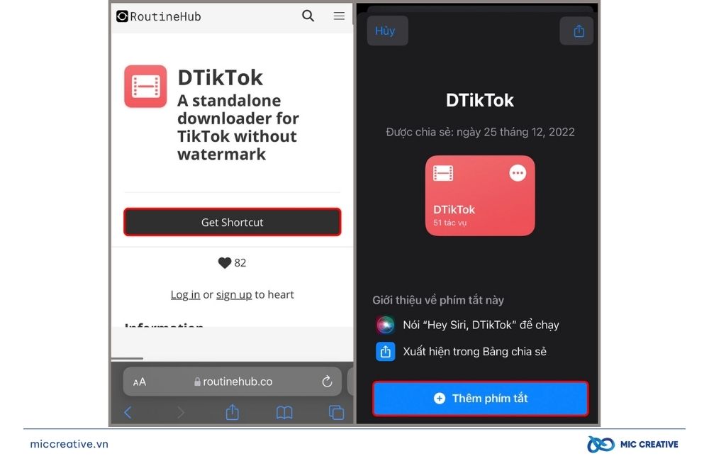 xóa logo tiktok trên iphone trên iPhone bằng DtikTok