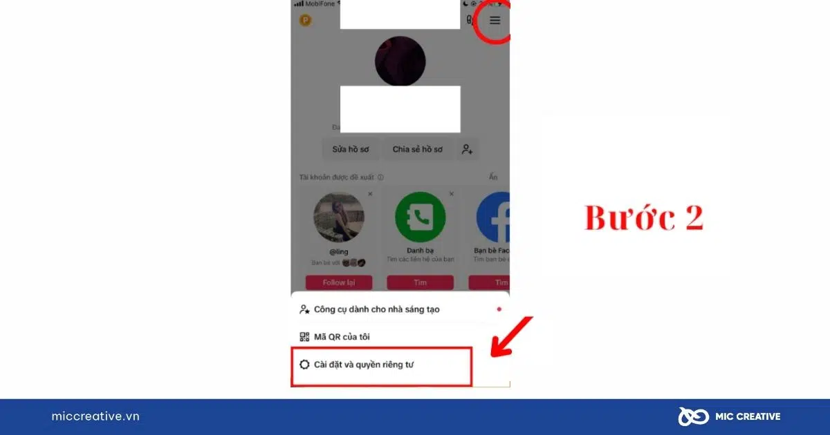 Xóa toàn bộ video trên TikTok cùng lúc - Bước 2