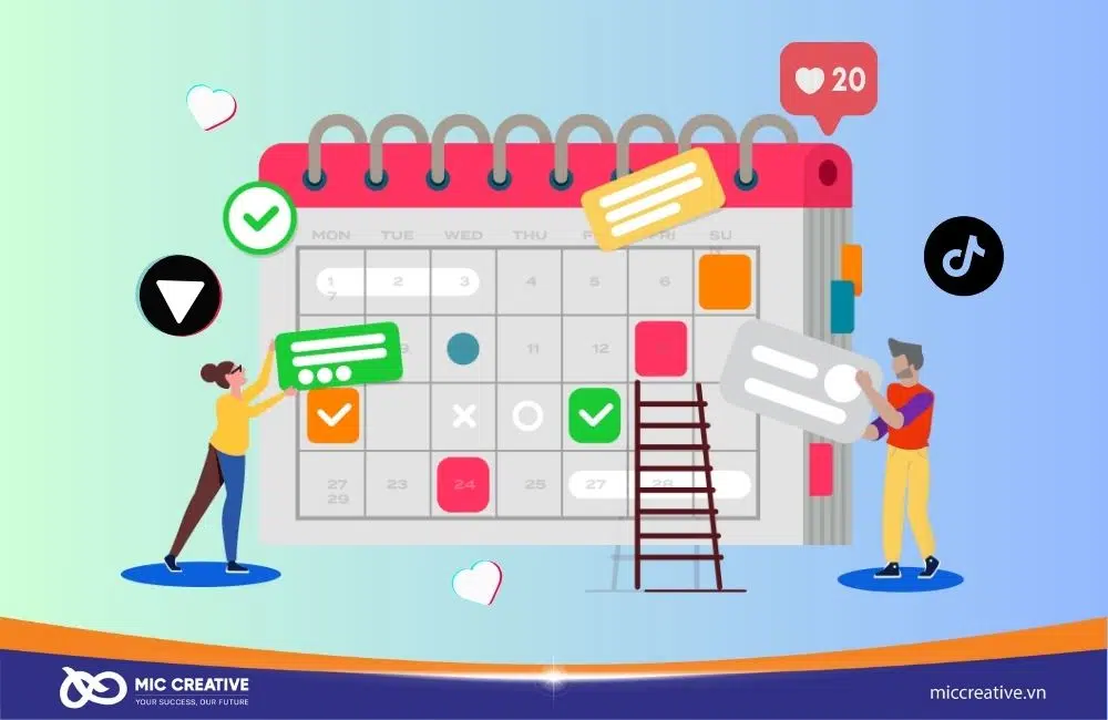 Hãy lên kế hoạch đăng tải nội dung đều đặn cho kênh TikTok của bạn