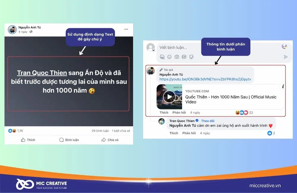 Sử dụng các định dạng nội dung để tăng tương tác, đem về lượt tiếp cận