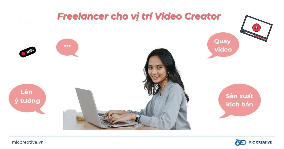 Freelancer cho vị trí Video Creator