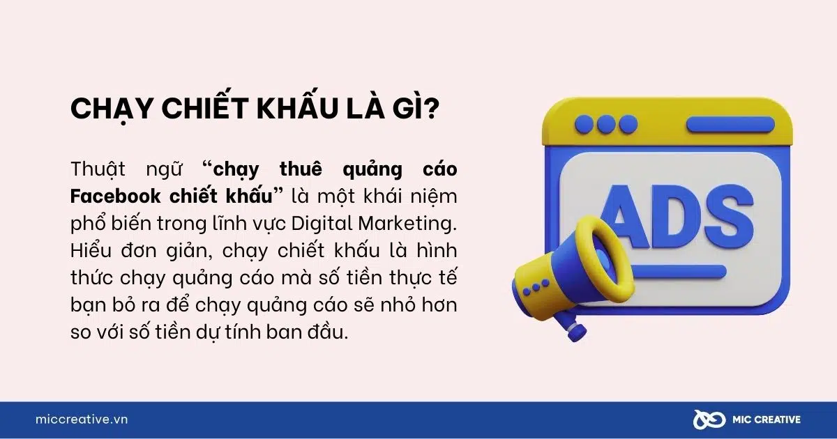 Chạy chiết khấu Facebook