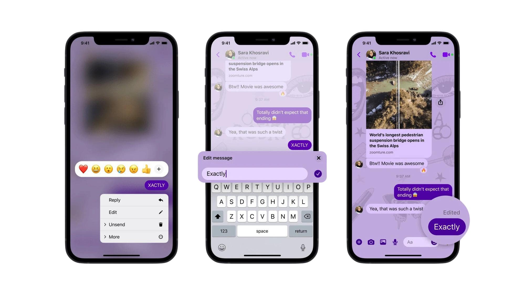 Messenger cho phép người dùng chỉnh sửa tin nhắn sau khi gửi messenger cho phep chinh sua tin nhan