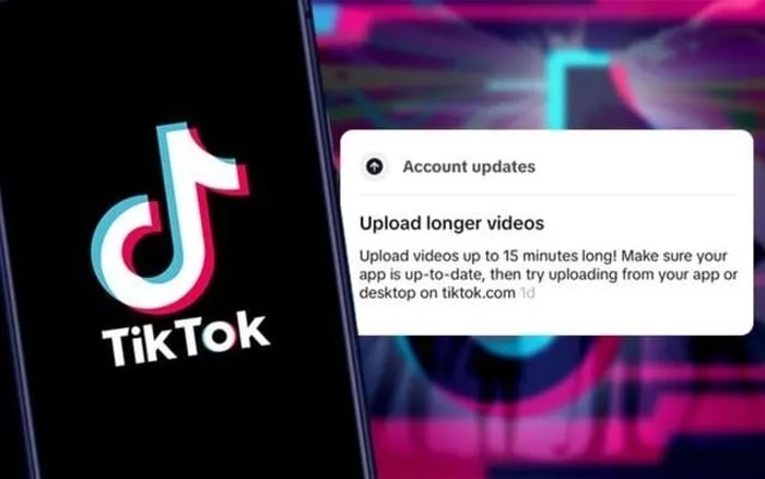 TikTok hiện đang thử nghiệm việc tải lên video 15 phút