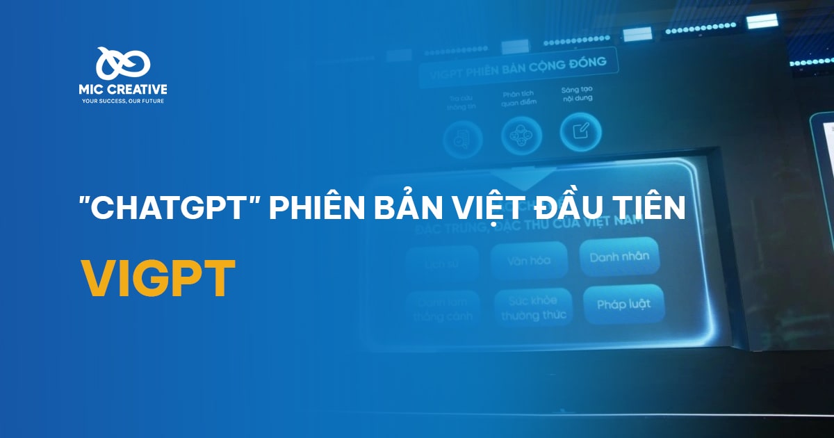 ViGPT - ứng dụng trò chuyện thông minh đầu tiên của Việt Nam