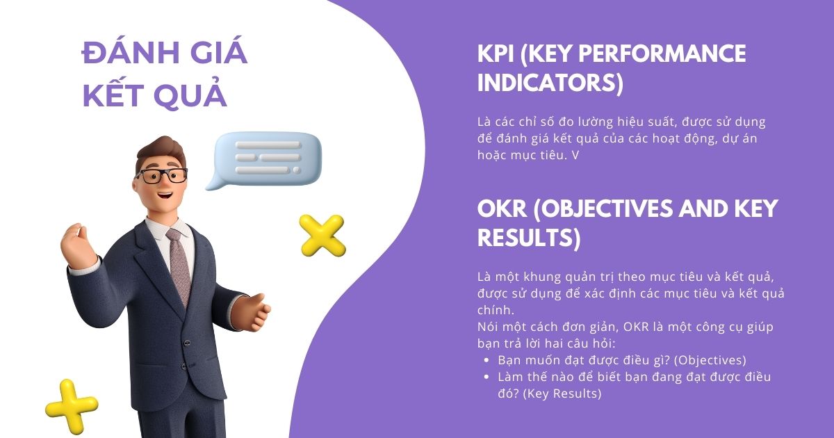 Sử dụng KPI hoặc OKR để đánh giá kết quả
