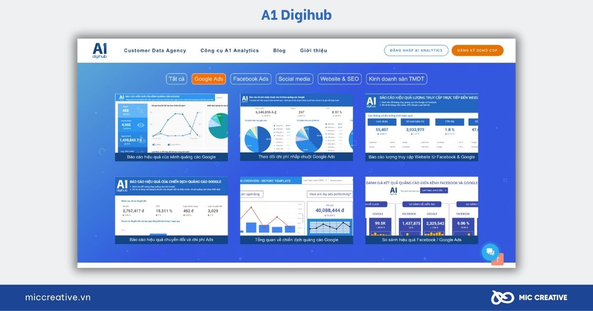 Mẫu báo cáo của A1 Digihub