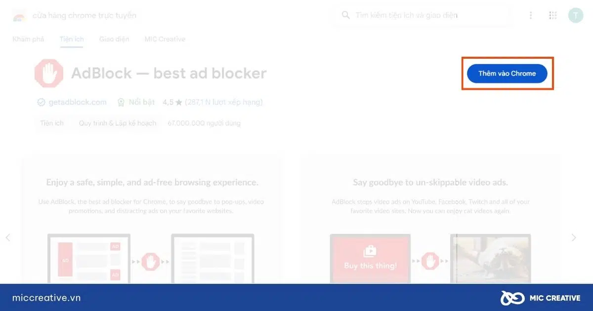 cách tắt quảng cáo trên Google Chrome