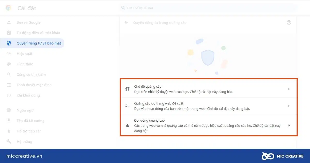 cách tắt quảng cáo trên Google Chrome