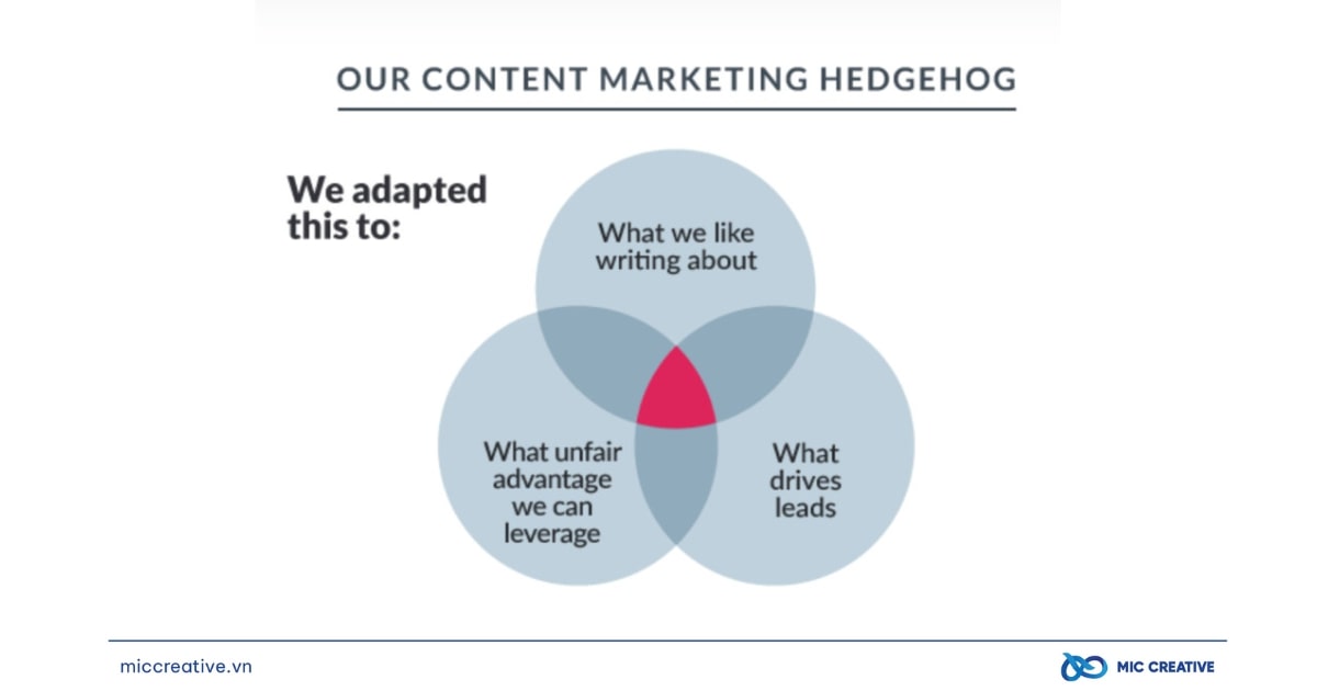 Mẫu Content Framework The Hedgehog Concept