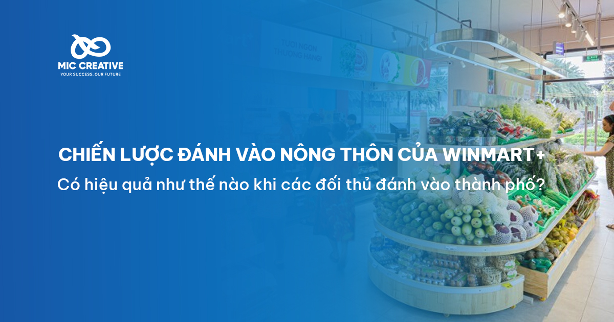 Chiến lược đánh vào vùng nông thôn của WinMart+