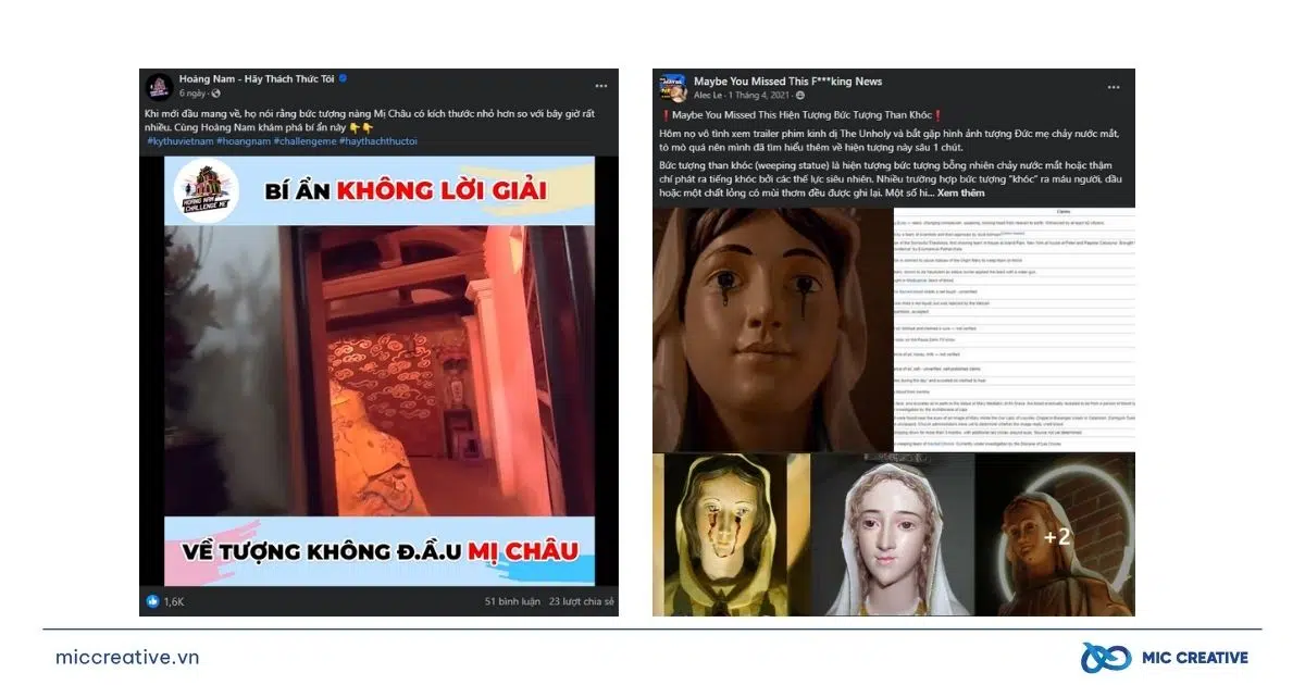 Nội dung về các câu chuyện lạ thường kích thích trí tò mò của người xem