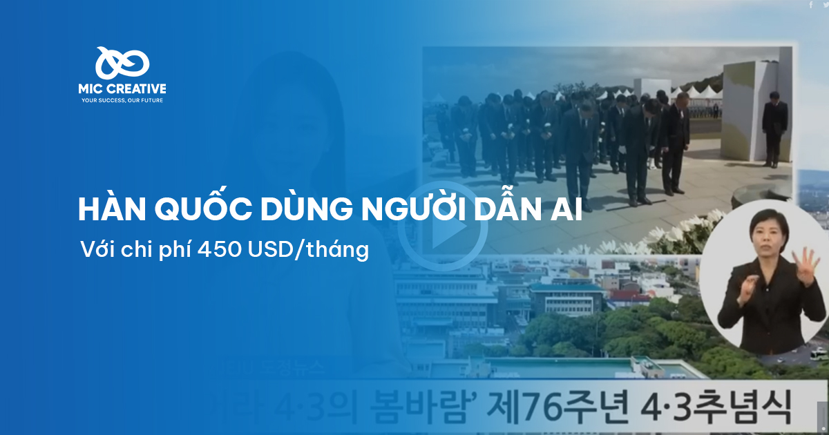 Hàn Quốc dùng người dẫn chương trình ảo